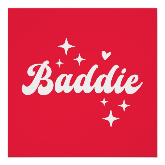 Poster Baddie (Devant)