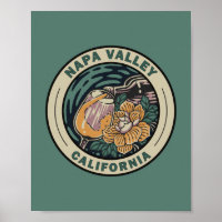 Badge d'Art Voyage Napa Valley California