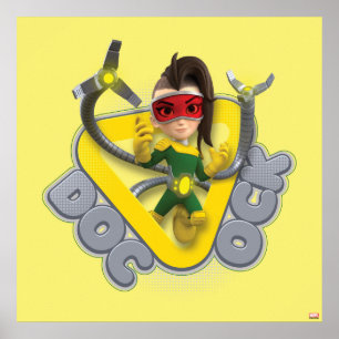 Poster Badge de caractère Doc ock