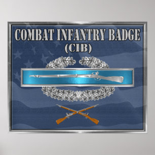 Poster Badge de l'Infanteur de combat (BCI)