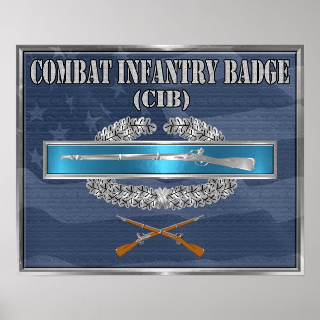 Poster Badge de l'Infanteur de combat (BCI) (Devant)