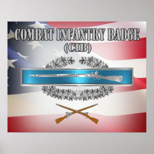 Poster Badge de l'Infanteur de combat (BCI)  