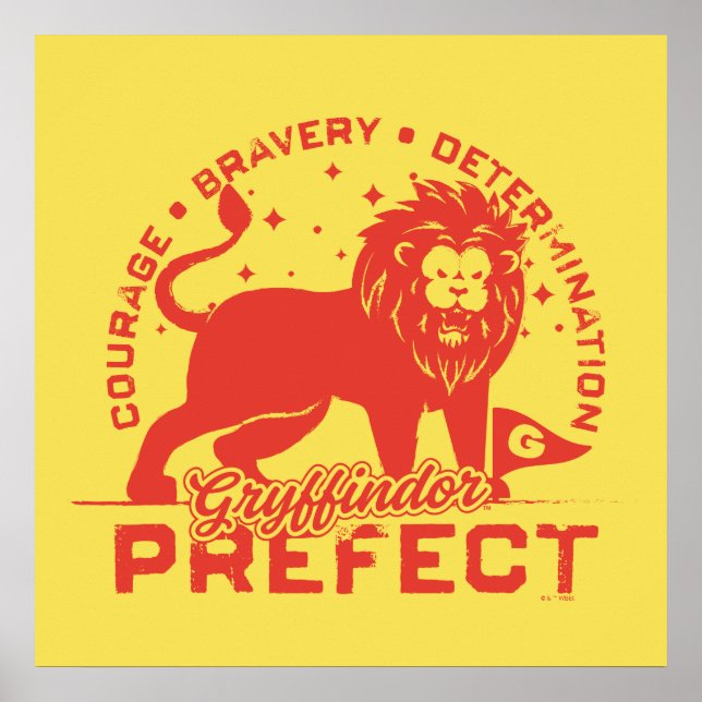 Poster Badge de préconfiguration GRYFFINDOR™ (Devant)