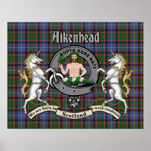 Poster Badge du clan de tête d'aile