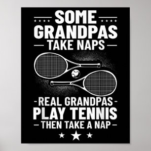 Poster Badminton Certains Grands-Pères Prennent des Siest
