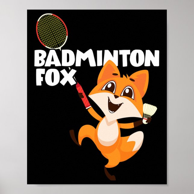 Poster Badminton Fox (Devant)