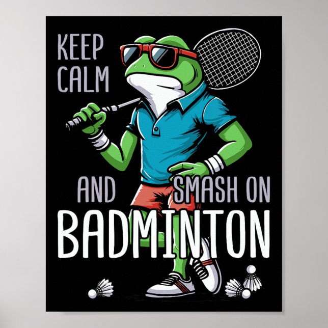 Poster Badminton Frog Shuttle Poona (Devant)