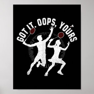 Poster Badminton Racket got It Shutter Player Badminton P