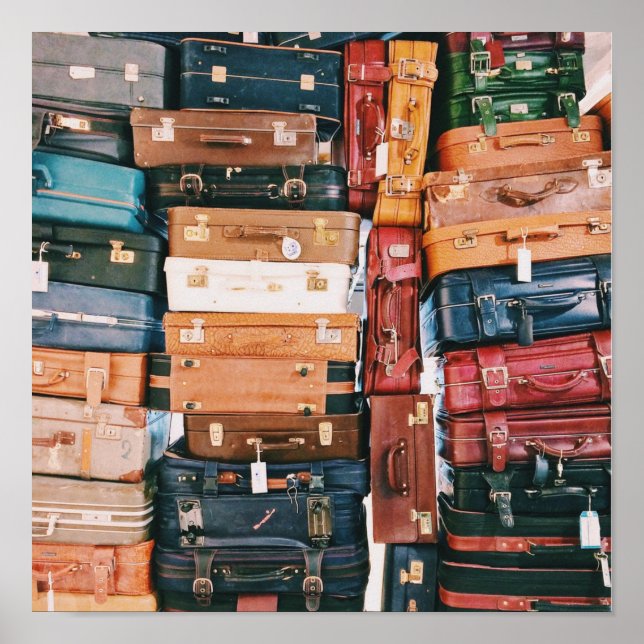 Poster Bagages vintages (Devant)
