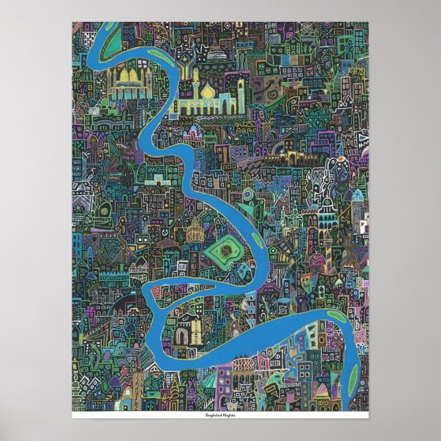 Poster Bagdad Nights - Imprimer (Devant)