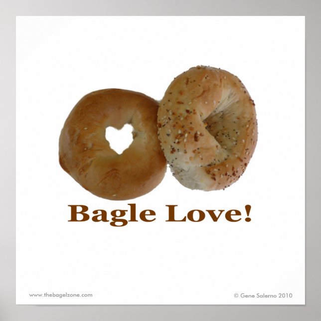 Poster Bagel Love ! (Devant)
