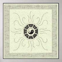 Bagua avec des avirmations
