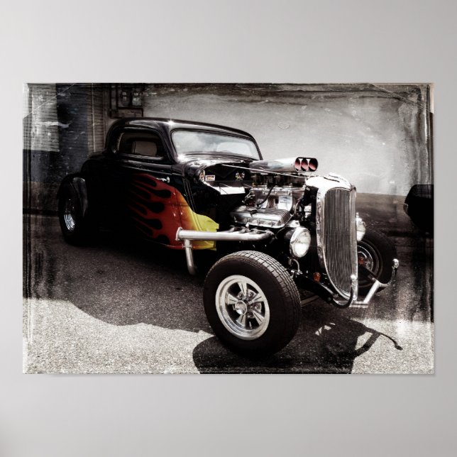Poster Bague chaude Flames (Devant)