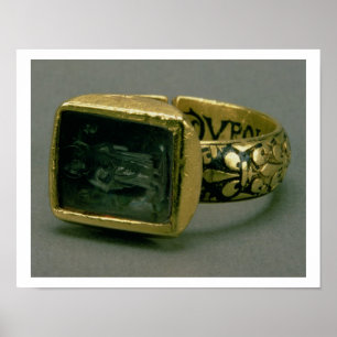 Poster Bague de signalisation du roi Louis IX de France (