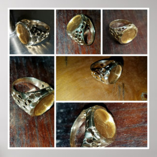 Poster Bague Gold Coin