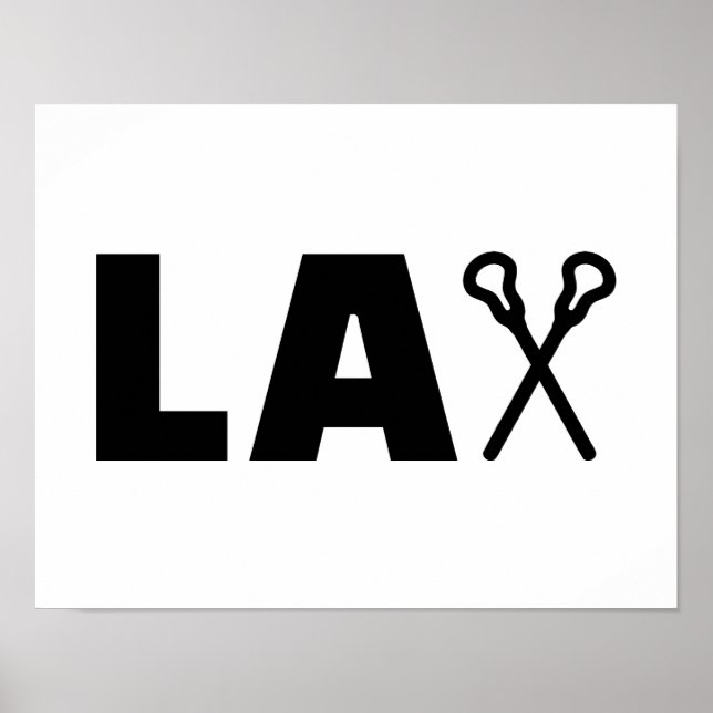 Poster Baguettes Lacrosse (Devant)