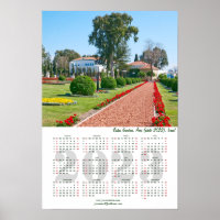Bahai Gardens, Acre (2013). Israël. Calendrier 202