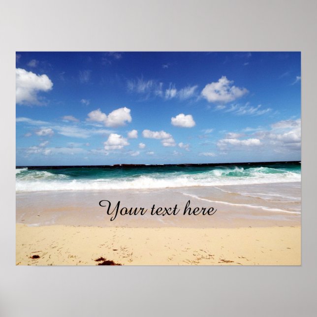 Poster Bahamas Beach (Devant)