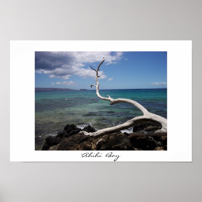 Poster Baie d'Ahihi (Devant)