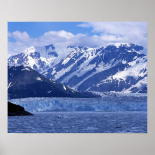 Poster Baie de Disenchantment et glacier Hubbard,