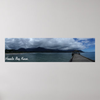 Poster Baie de Hanalei, Kauai