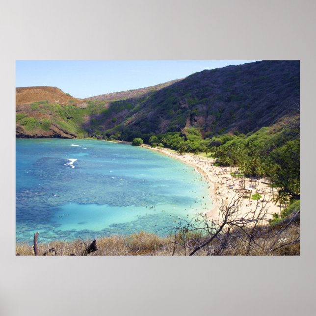 Poster Baie de Hanauma (Devant)