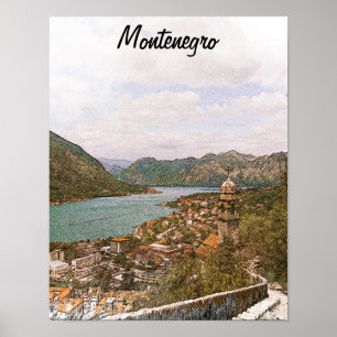 Poster Baie de Kotor
