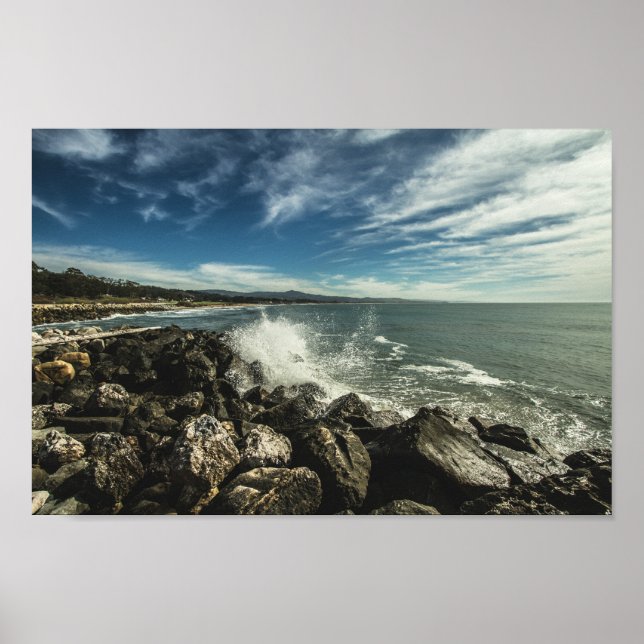 Poster Baie de la demi-lune (Devant)