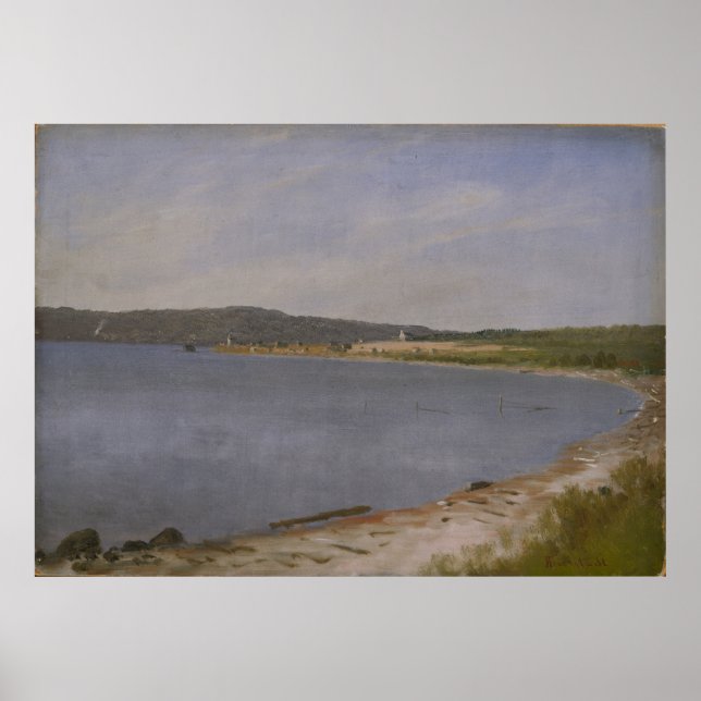 Poster Baie de San Francisco par Albert Bierstadt (Devant)