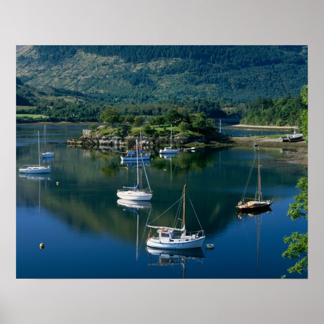 Poster Baie des Évêques, Loch Leven, Ballachullish, (Devant)