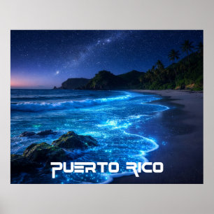 POSTER BAIE DES MOUSTIQUES - PORTO RICO