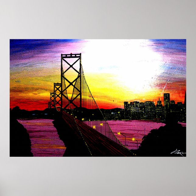 Poster Baie d'Oakland (Devant)