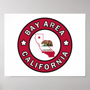 Poster Baie en Californie