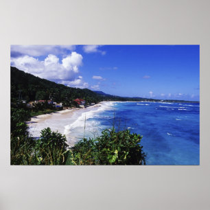 Poster Baie Longue, Port Antonio, Jamaïque