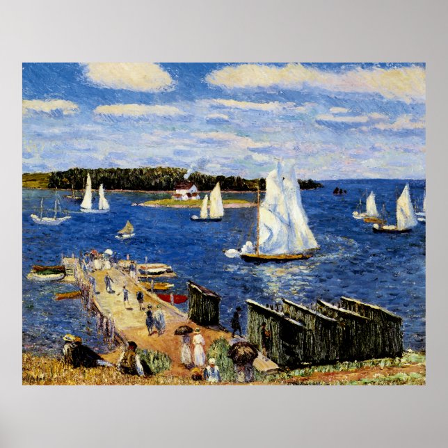 Poster Baie Mahone par William Glackens (Devant)