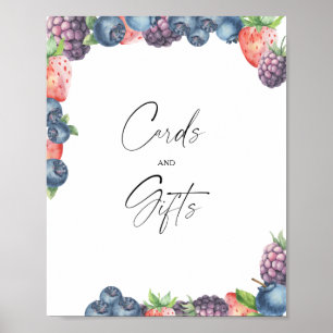 Poster Baies - Cartes et Cadeaux