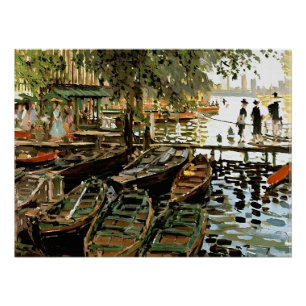 Poster Baignade à La Grenouillère