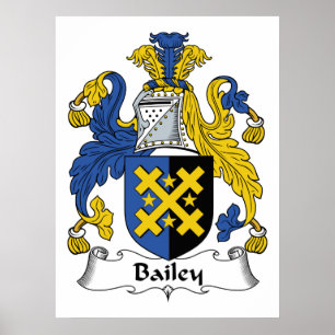 Poster Bailey Family Crest