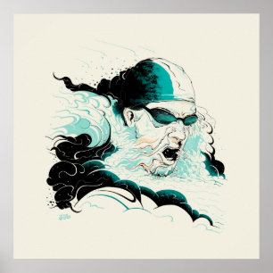 Poster Bain olympique