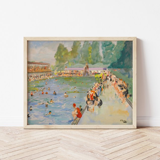 Poster Bains Chiswick | Sir John Lavery (Créateur téléchargé)