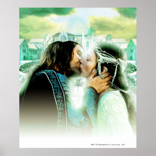 Poster Baiser Aragorn et ARWEN™