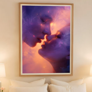 Poster Baiser Céleste