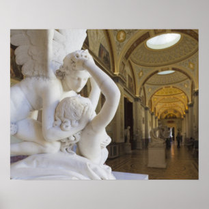Poster Baiser de Cupidon et Psyché, par Antonio Canova