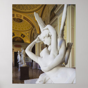 Poster Baiser de Cupidon et Psyché, par Antonio Canova