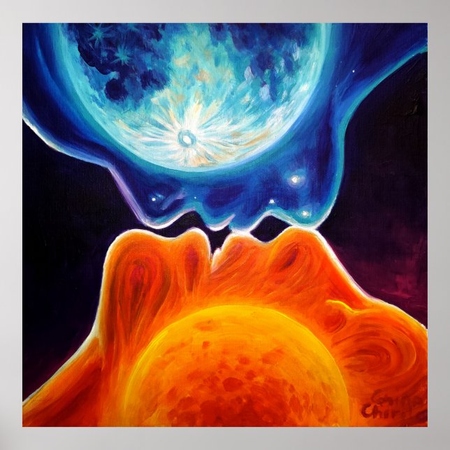 Poster Baiser de soleil et de lune (Devant)