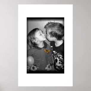 Poster baiser papillon