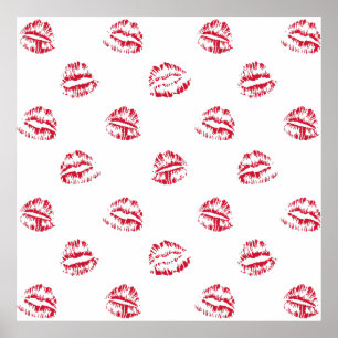 Poster Baisers rouges