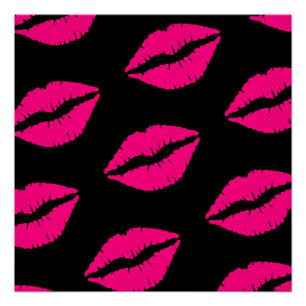 Poster Baisers Saint Valentin 2024 st valentine