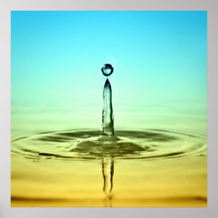 Poster Baisse de l'eau