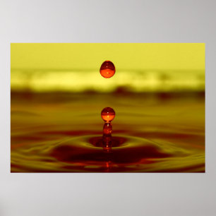 Poster Baisse de l'eau